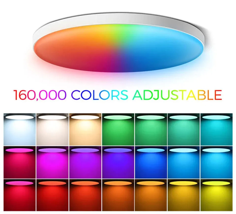 Tuya Smart WiFi Ceiling Light 24W 220V RGB
