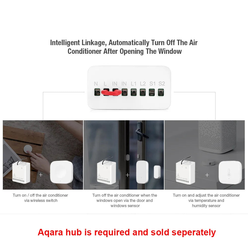 Aqara two-way Control Module Relay Switch T1 (Mainland China Version)