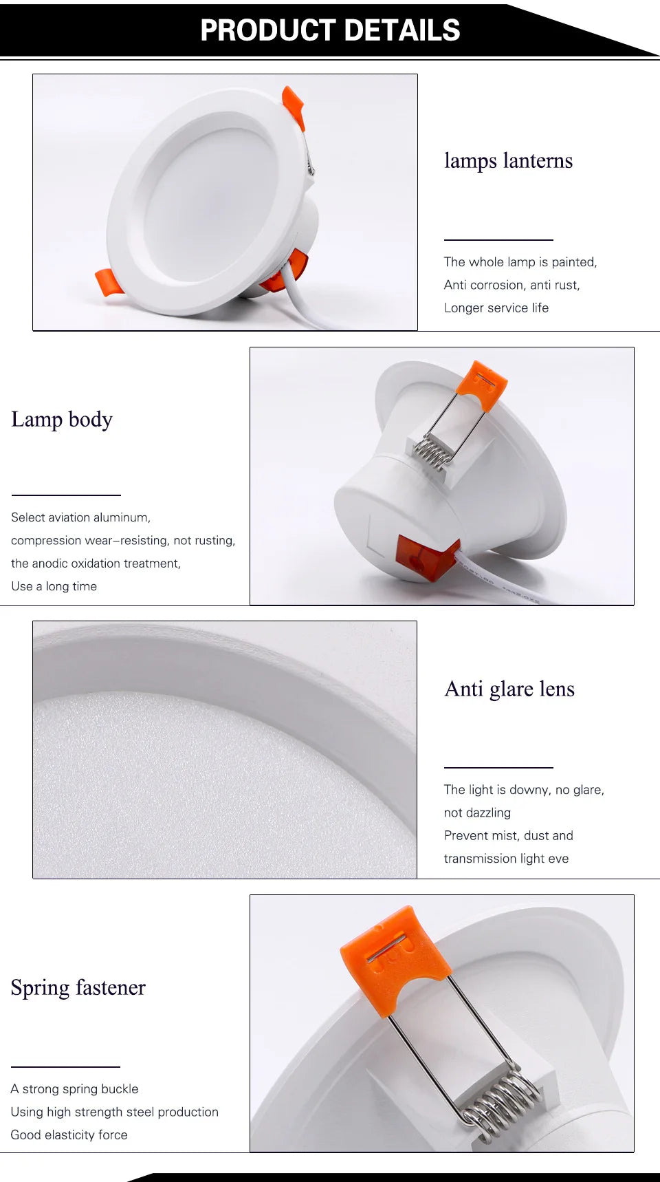 Tuya LXIN Downlight WIFI Smart LED Dimming Spot Light