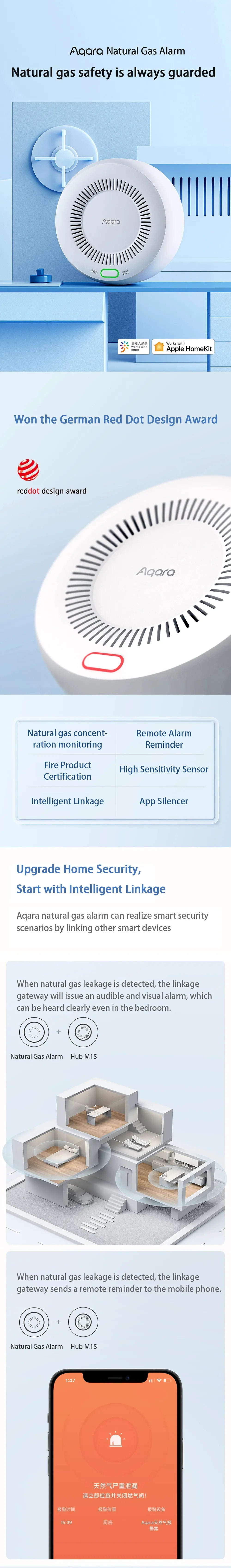 Aqara Smart Natural Gas Detector (Mainland China Version)