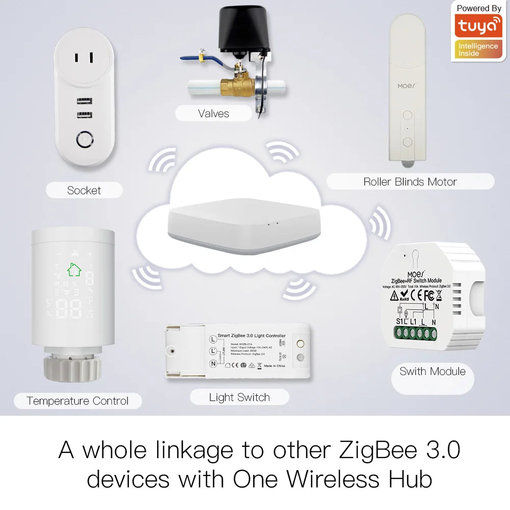 Tuya ZigBee Smart DIY Motorized Roller Blinds/Shades Drive Motor