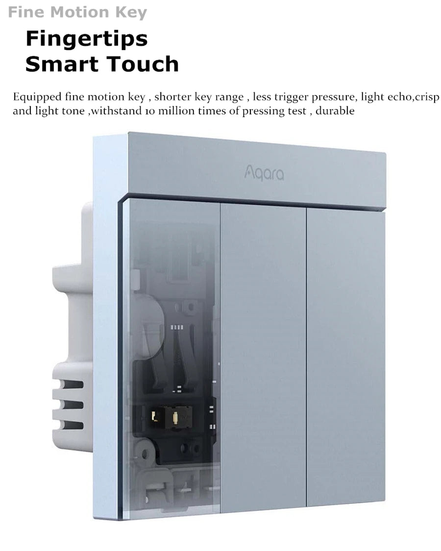 Aqara H1M Smart Wireless Key / Wall Switch With Neutral (Mainland China Version)