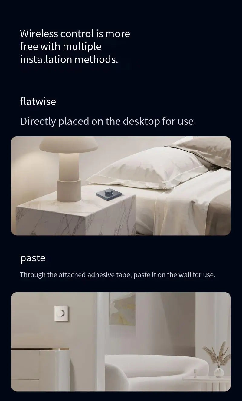 Aqara H1 Smart Dimmer Wireless Rotary Switch with Neutral / Wireless (Mainland China Version)