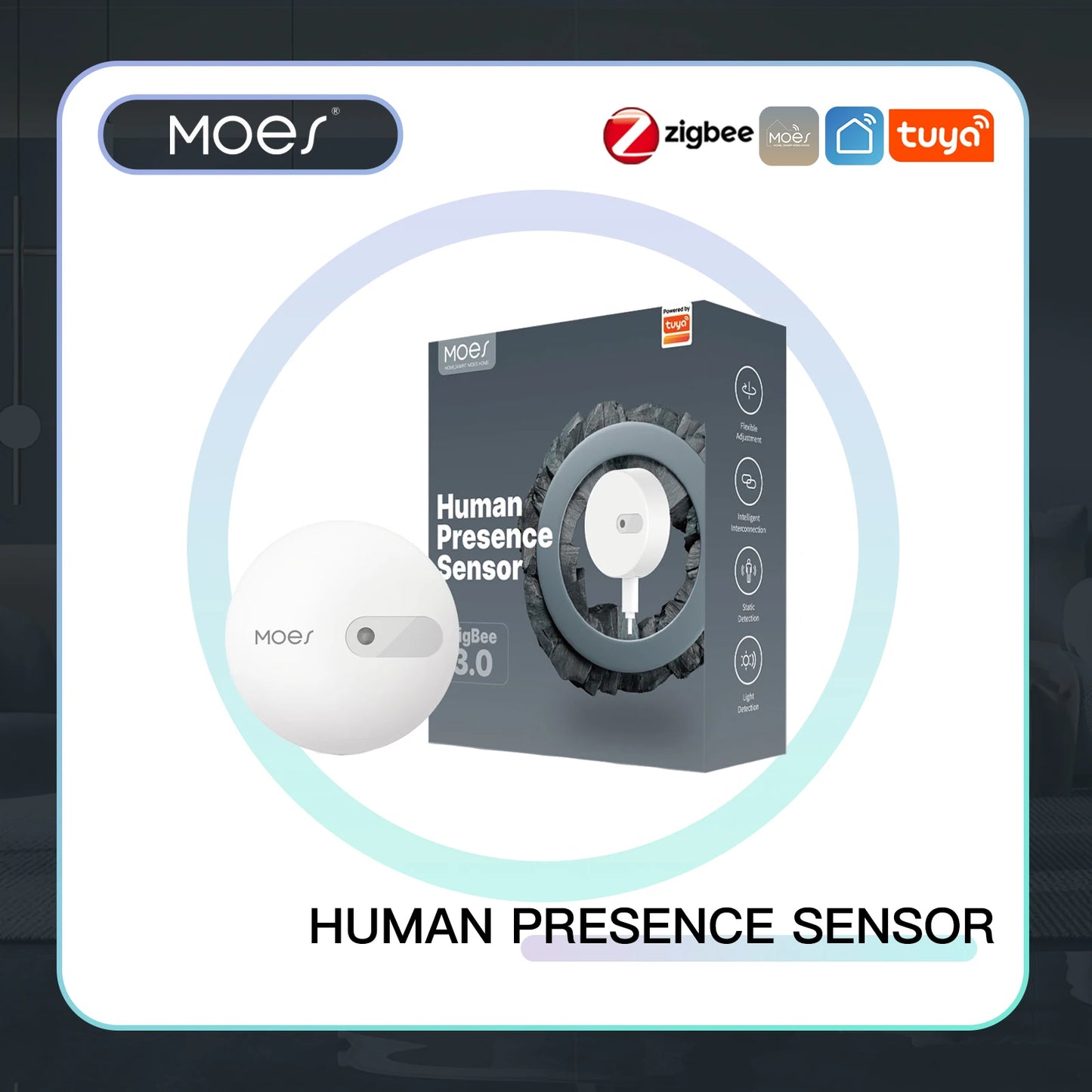 Tuya MOES ZigBee Human Presence Sensor Detector Radar Wave Detection