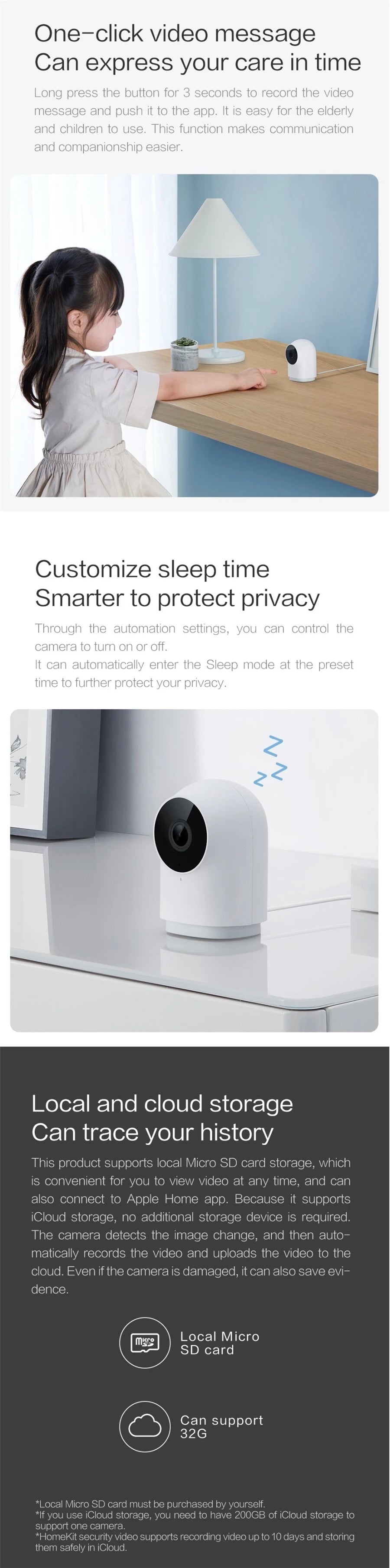 Aqara G2H Smart Camera 1080P HD (Mainland China Version)
