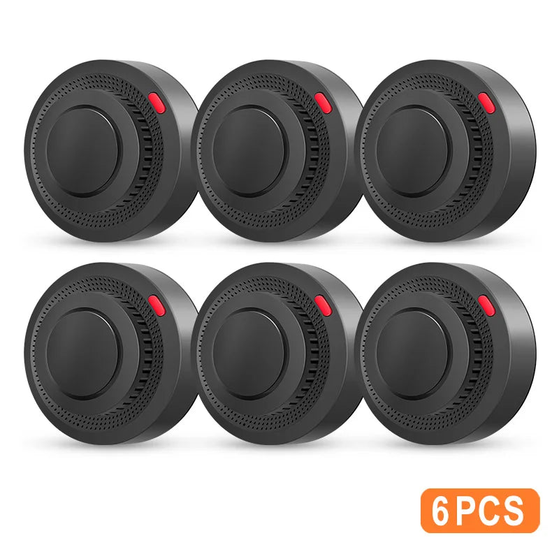 Tuya WiFi Smoke Alarm Fire Protection Smoke Detector Smoke House Combination Fire Alarm Home Security System Firefighters