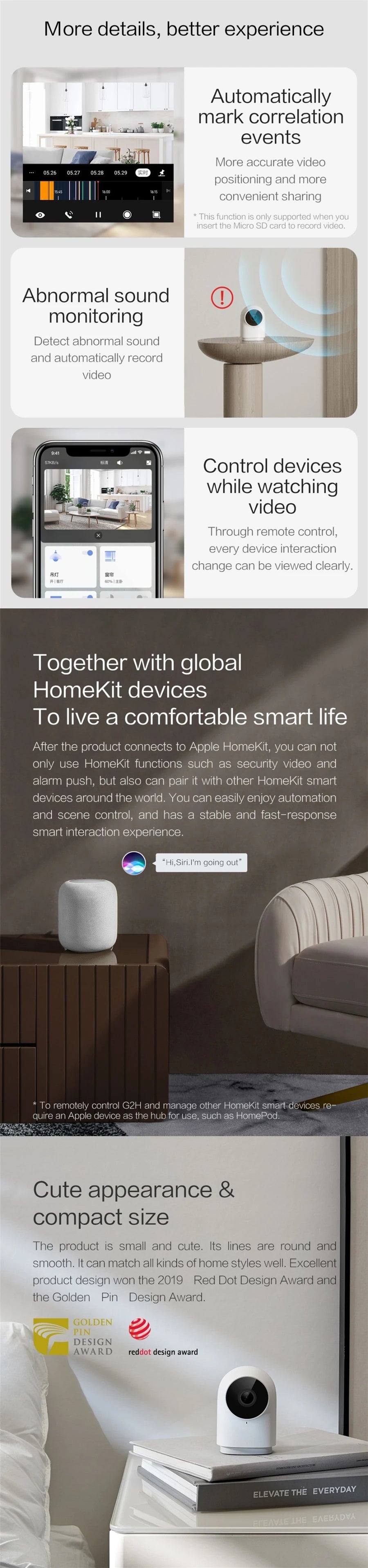 Aqara G2H Smart Camera 1080P HD (Mainland China Version)