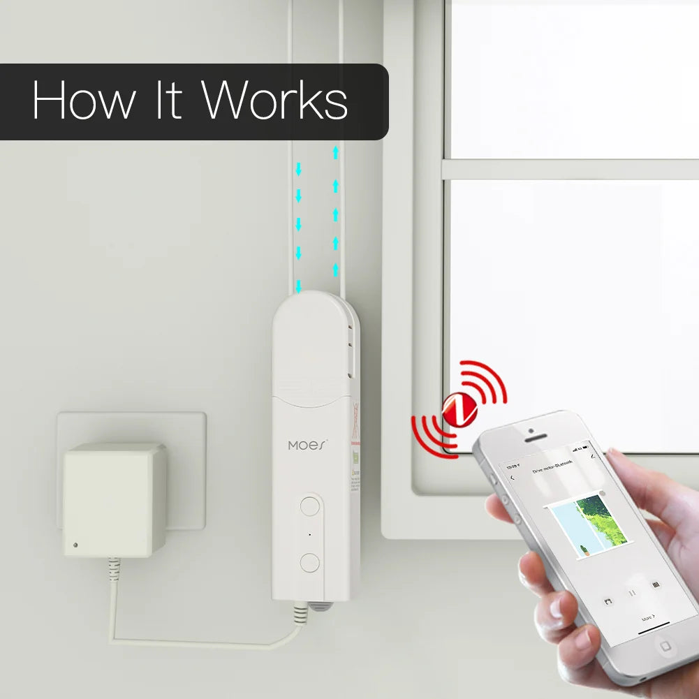 Tuya ZigBee Smart DIY Motorized Roller Blinds/Shades Drive Motor
