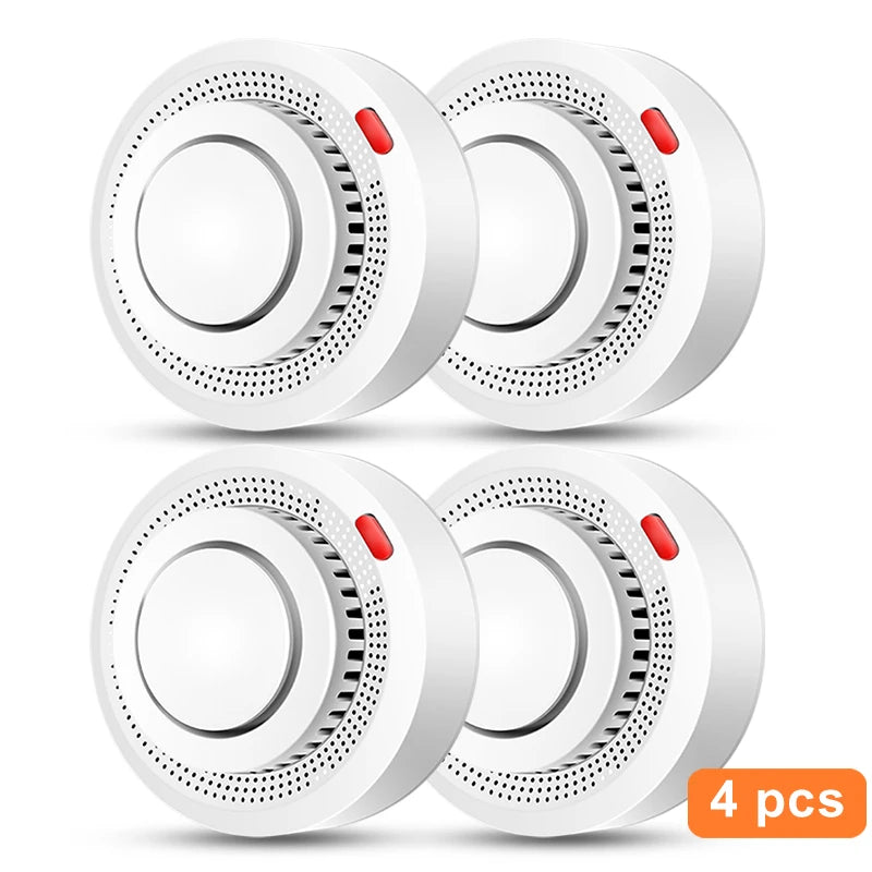 Tuya WiFi Smoke Alarm Fire Protection Smoke Detector Smoke House Combination Fire Alarm Home Security System Firefighters