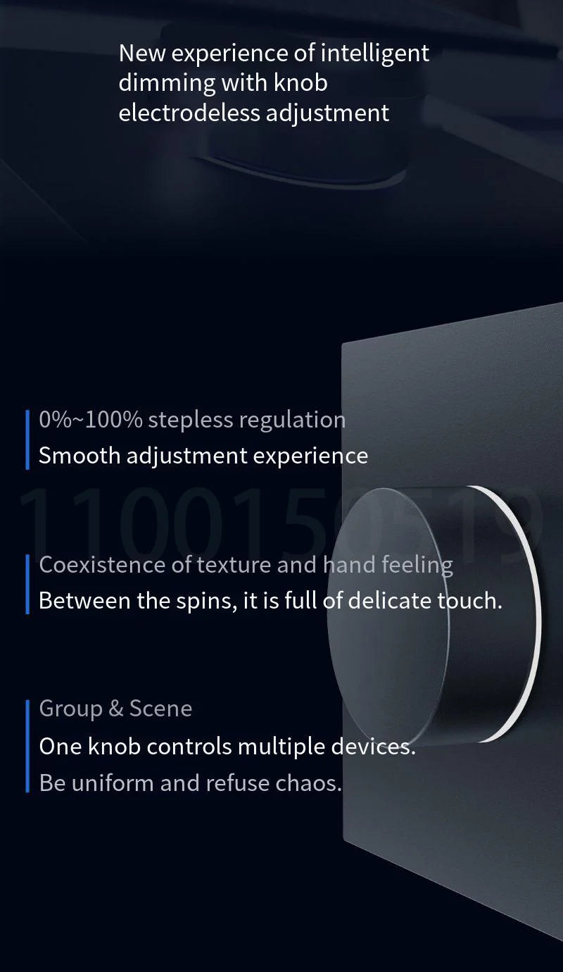 Aqara H1 Smart Dimmer Wireless Rotary Switch with Neutral / Wireless (Mainland China Version)