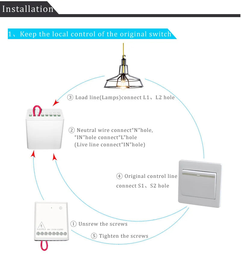 Aqara two-way Control Module Relay Switch T1 (Mainland China Version)