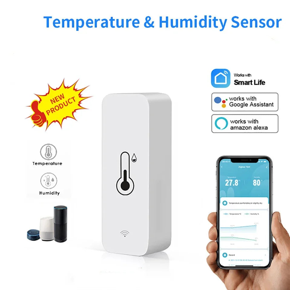 Tuya WiFi Smart Temperature Humidity Sensor