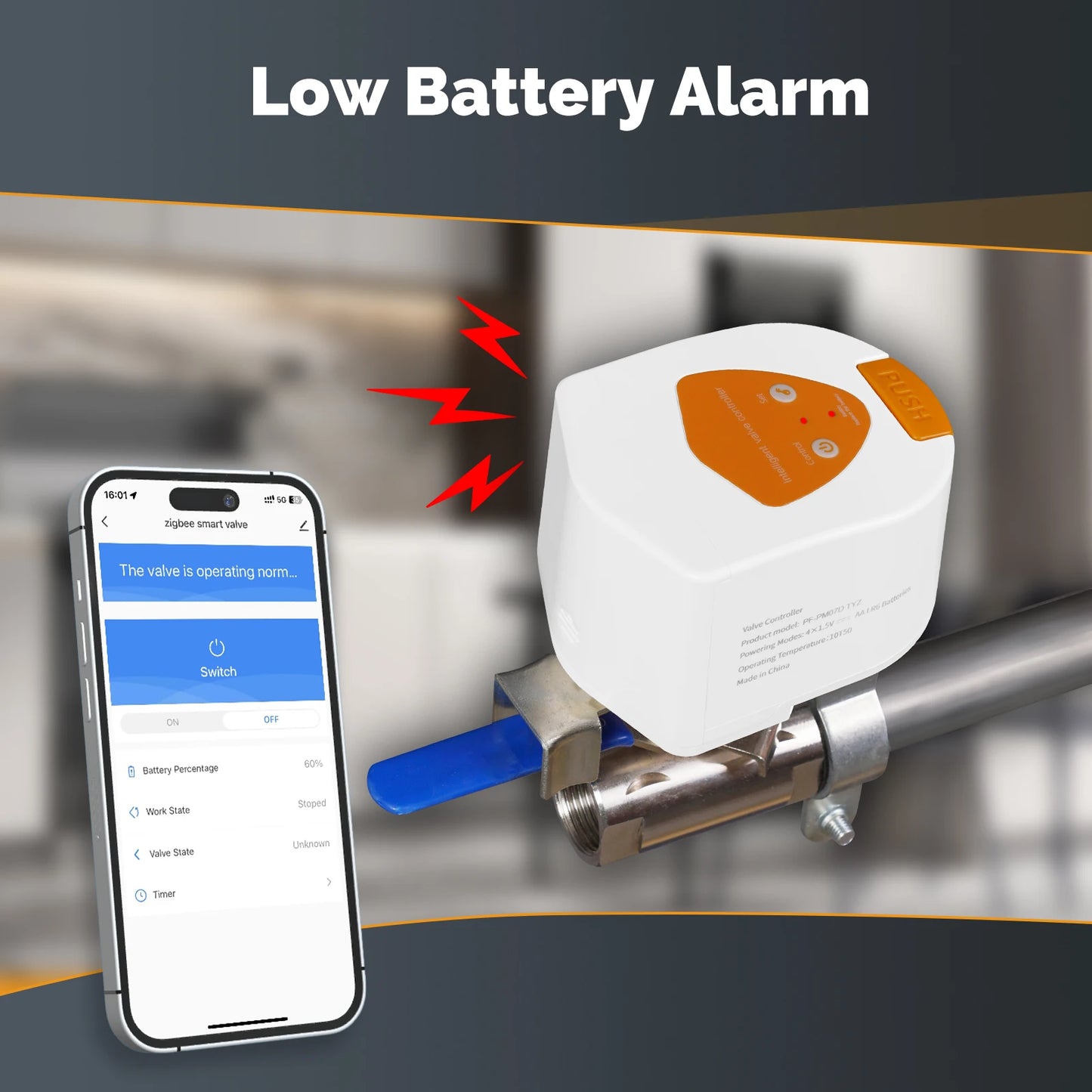 Tuya MOES Smart Valve Controller Automatic