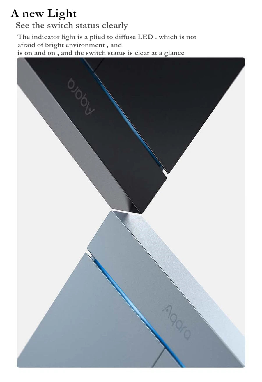 Aqara H1M Smart Wireless Key / Wall Switch With Neutral (Mainland China Version)