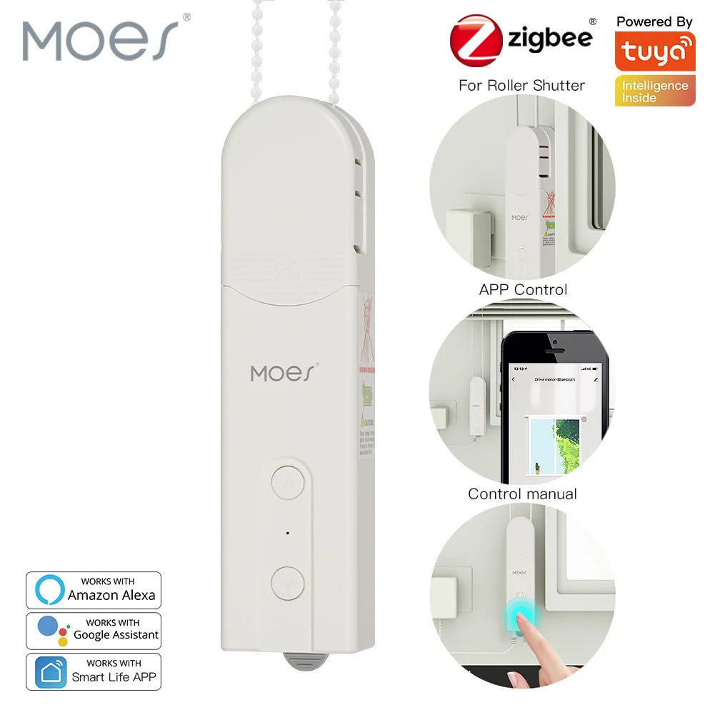 Tuya ZigBee Smart DIY Motorized Roller Blinds/Shades Drive Motor