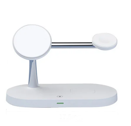3 in 1 Wireless Charger Stand for iPhone 16/15/14/13/12 Apple Watch 7/6/5/4 AirPods 3/2 pro Fast Charging Station with LED Indicator