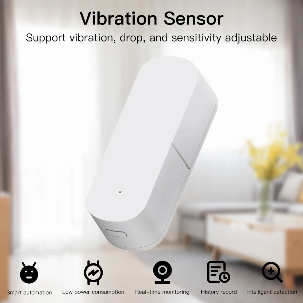Tuya MOES Zigbee Smart Vibration Sensor Detection