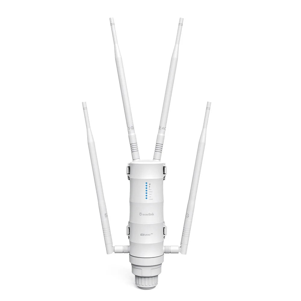 Wavlink 4G LTE Outdoor Router External Antenna AC1200 High Power Wi-Fi Router Dual Band Wireless 4g SIM Card Wifi Mesh Router