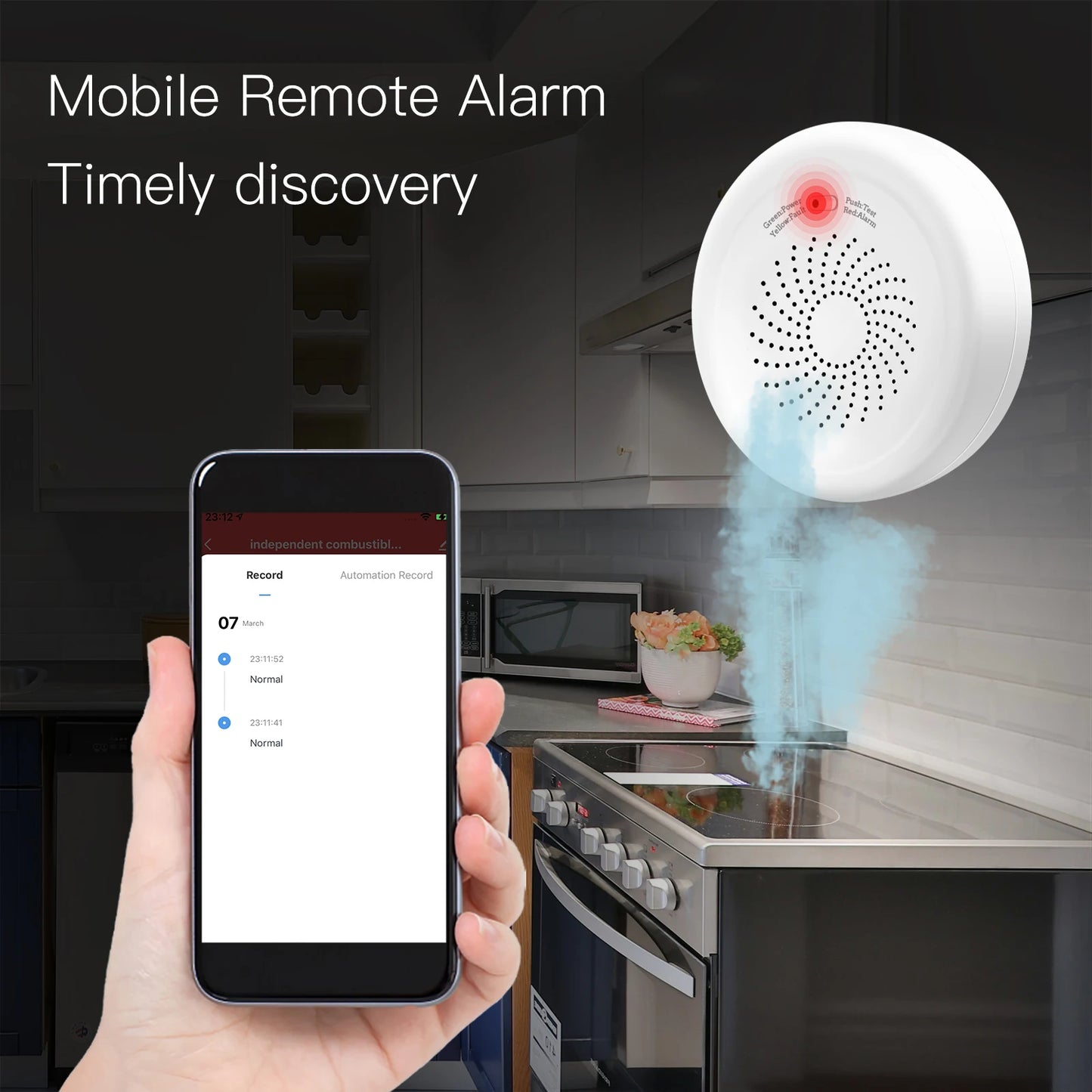 Tuya MOES Smart ZigBee Gas Detector