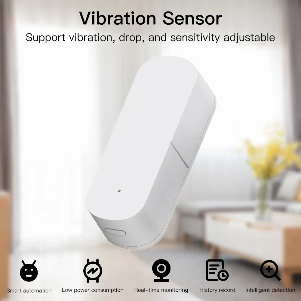 Tuya MOES Zigbee Smart Vibration Sensor Detection