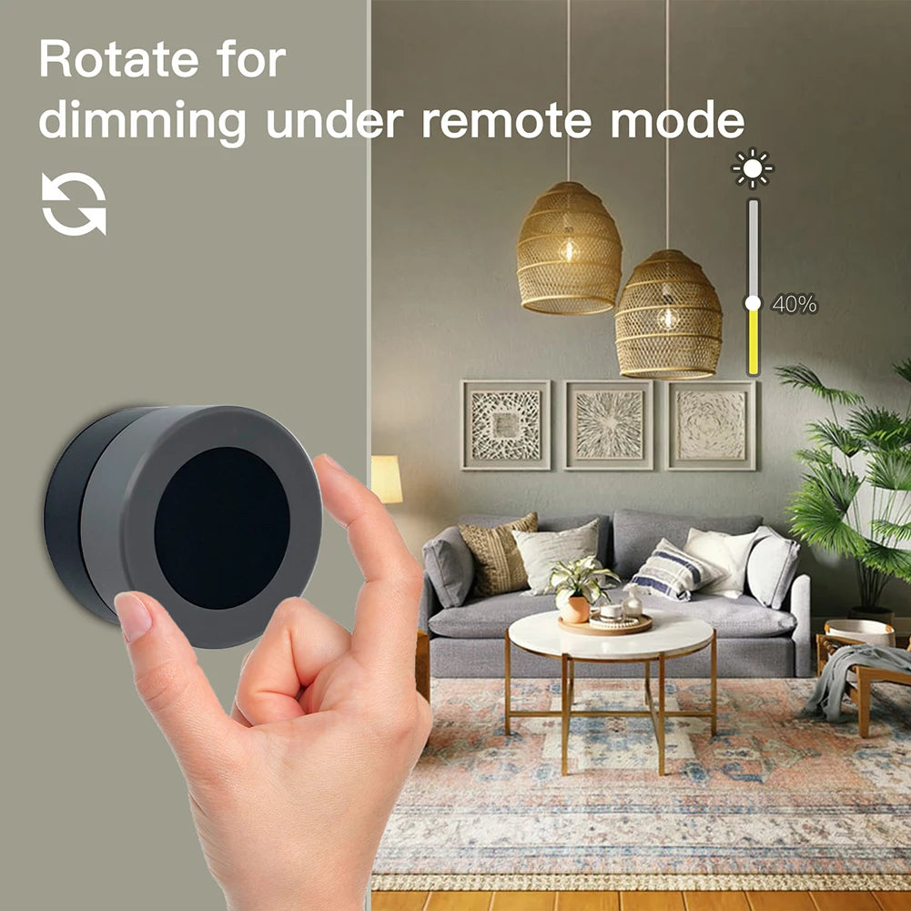 Tuya MOES ZigBee Smart Knob Switch Wireless Scene Switch Button Controller