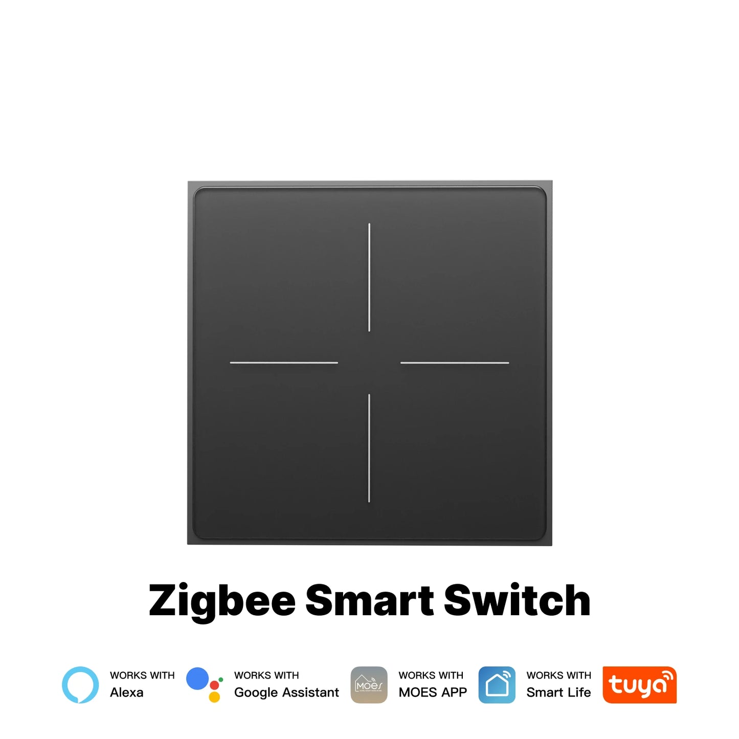 Tuya MOES ZigBee Smart Light Switch 2in1 Neutral Wire Required