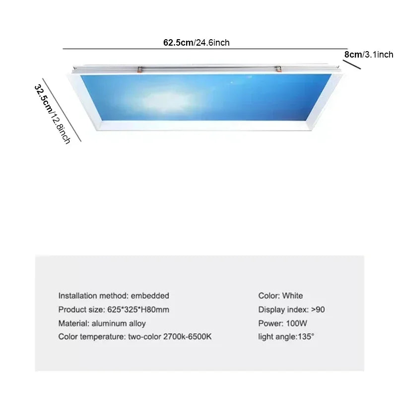 Tuya Blue sky light ceiling  panel