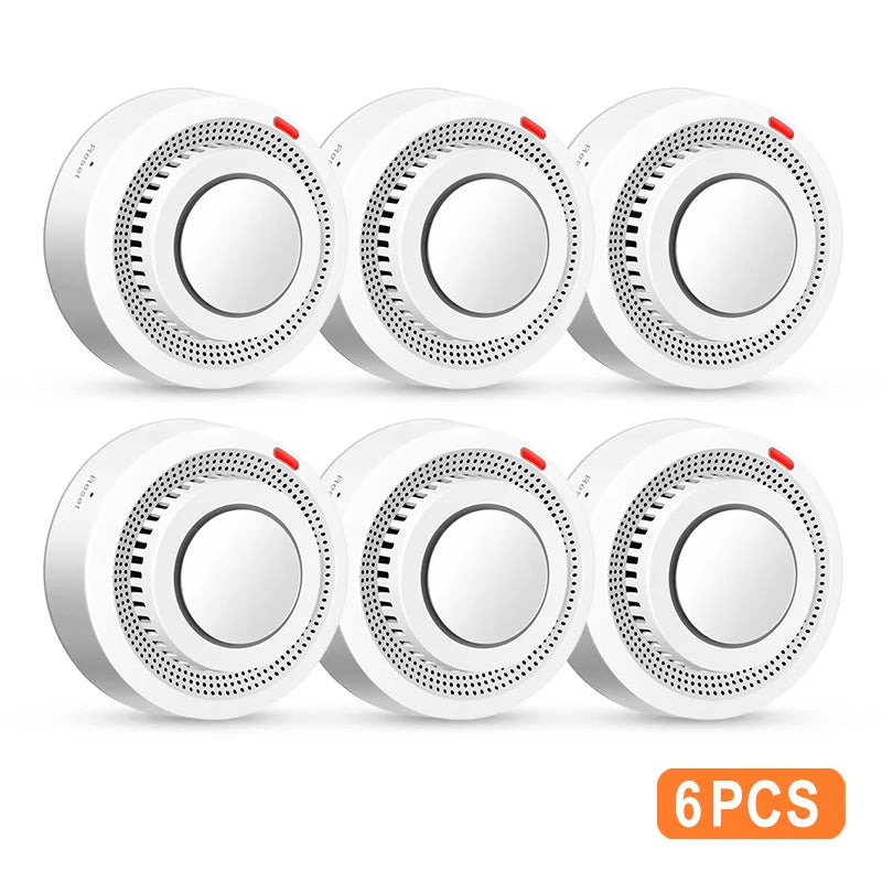 Tuya WiFi Smoke Alarm Fire Protection Smoke Detector Smoke House Combination Fire Alarm Home Security System Firefighters