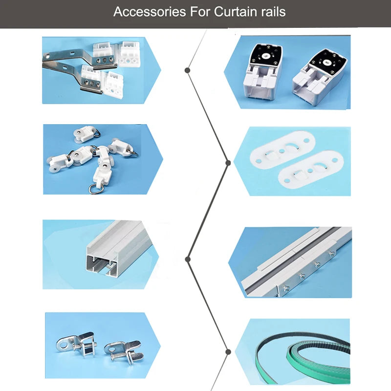 Tuya Smart Curtain Track Rails Electric Cornice for Curtains