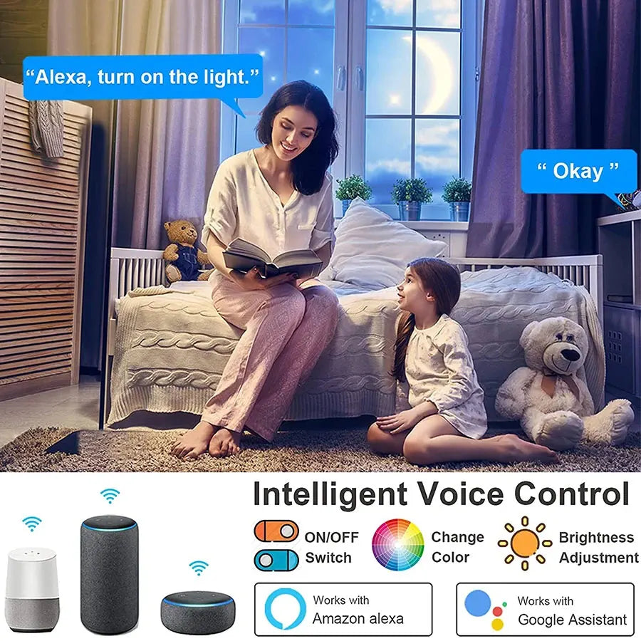 Tuya Smart WiFi Ceiling Light 24W 220V RGB