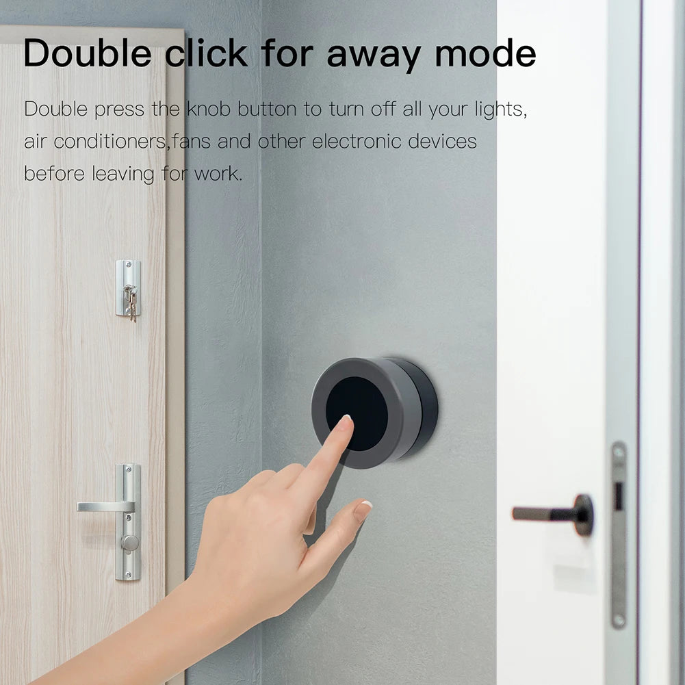 Tuya MOES ZigBee Smart Knob Switch Wireless Scene Switch Button Controller