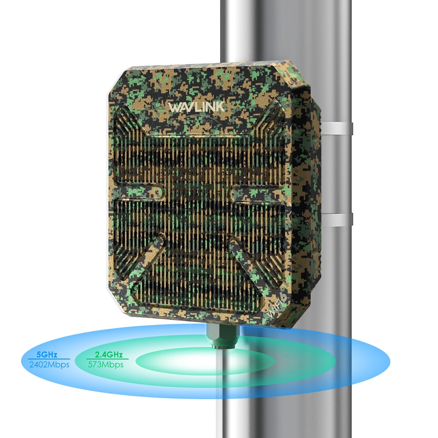 WAVLINK High Power AX3000 WiFi6 Outdoor Router/Repeater/AP 5G Long Range Outdoor WiFi Mesh Extender With PoE IP67 Weatherproof