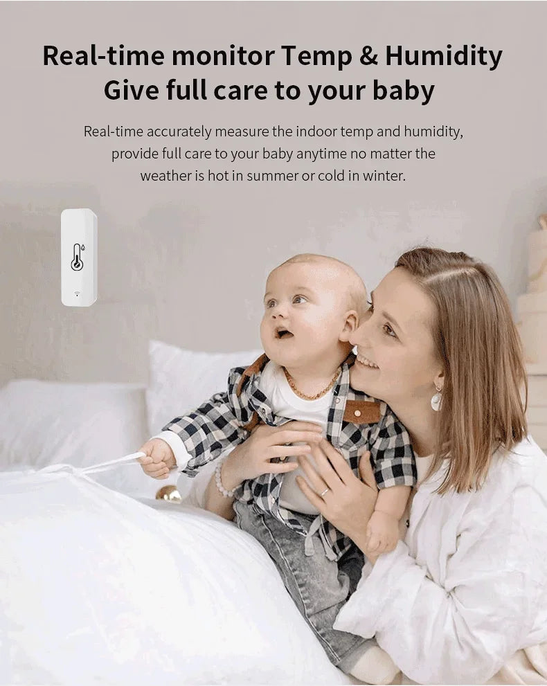 Tuya WiFi Smart Temperature Humidity Sensor