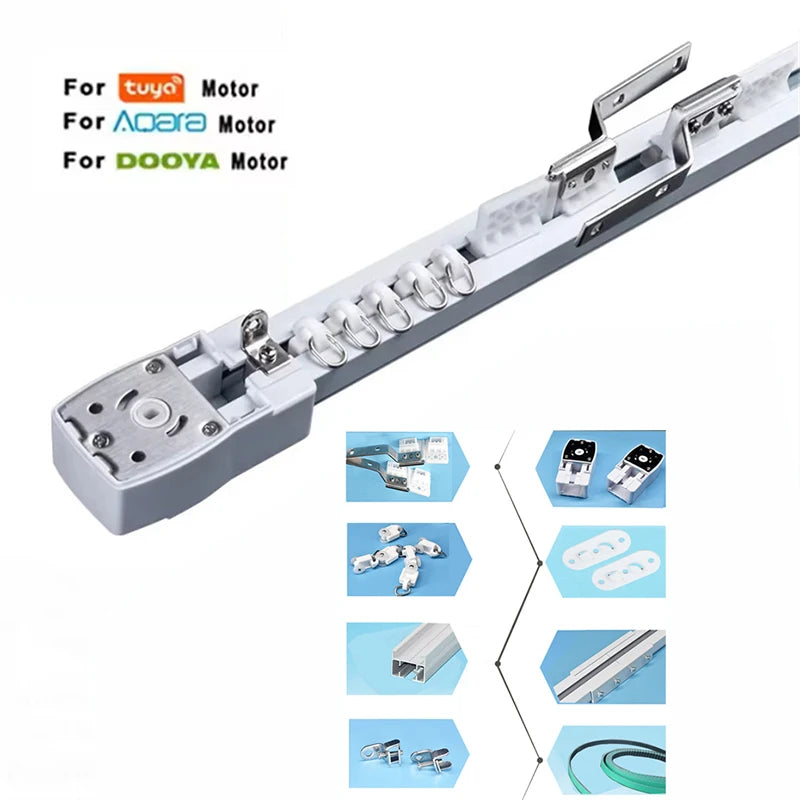 Tuya Smart Curtain Track Rails Electric Cornice for Curtains