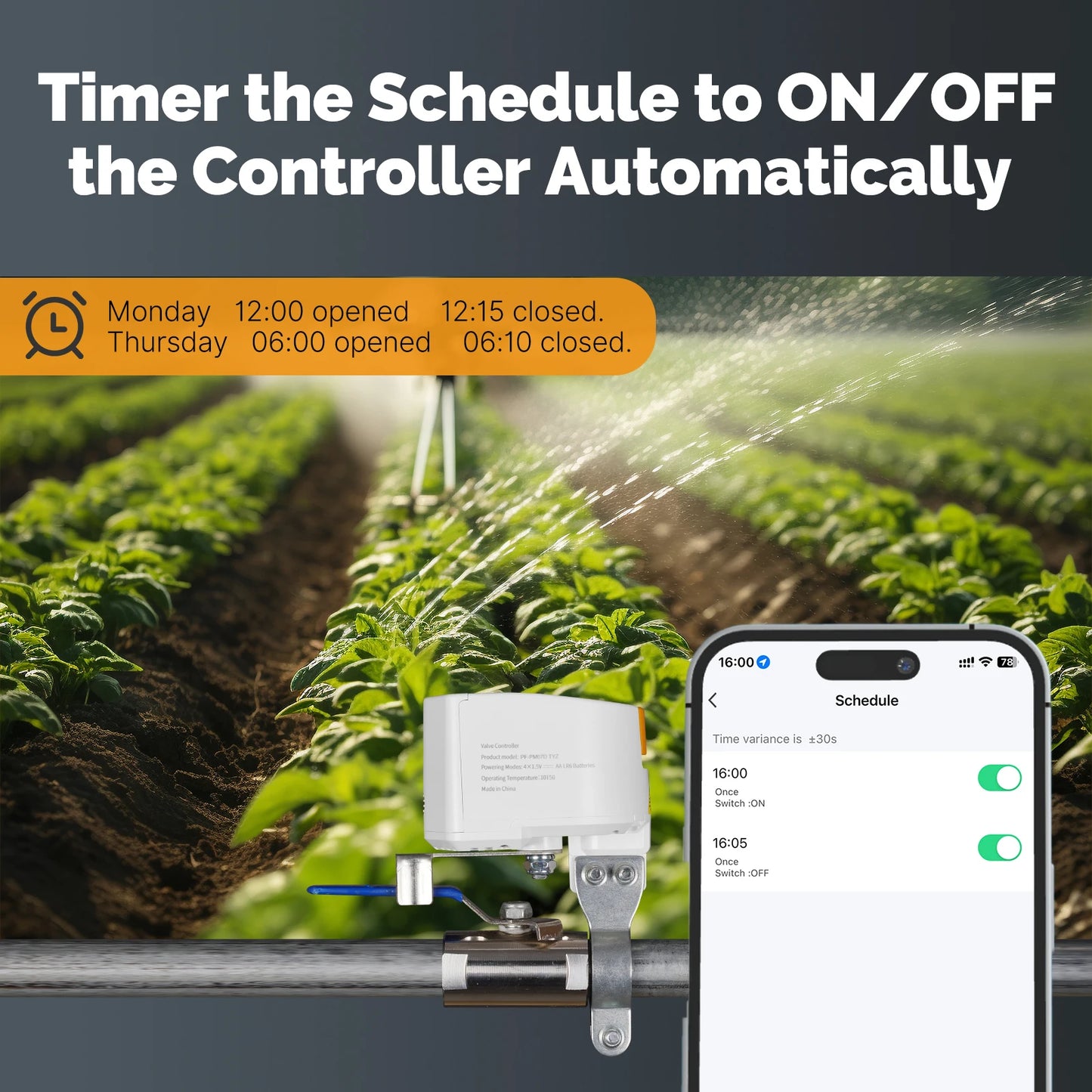 Tuya MOES Smart Valve Controller Automatic