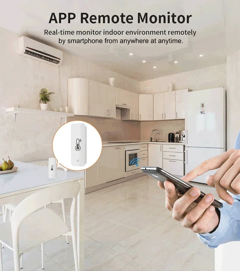Tuya WiFi Smart Temperature Humidity Sensor