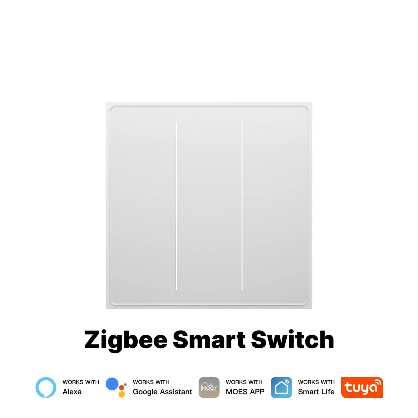 Tuya MOES ZigBee Smart Light Switch 2in1 Neutral Wire Required