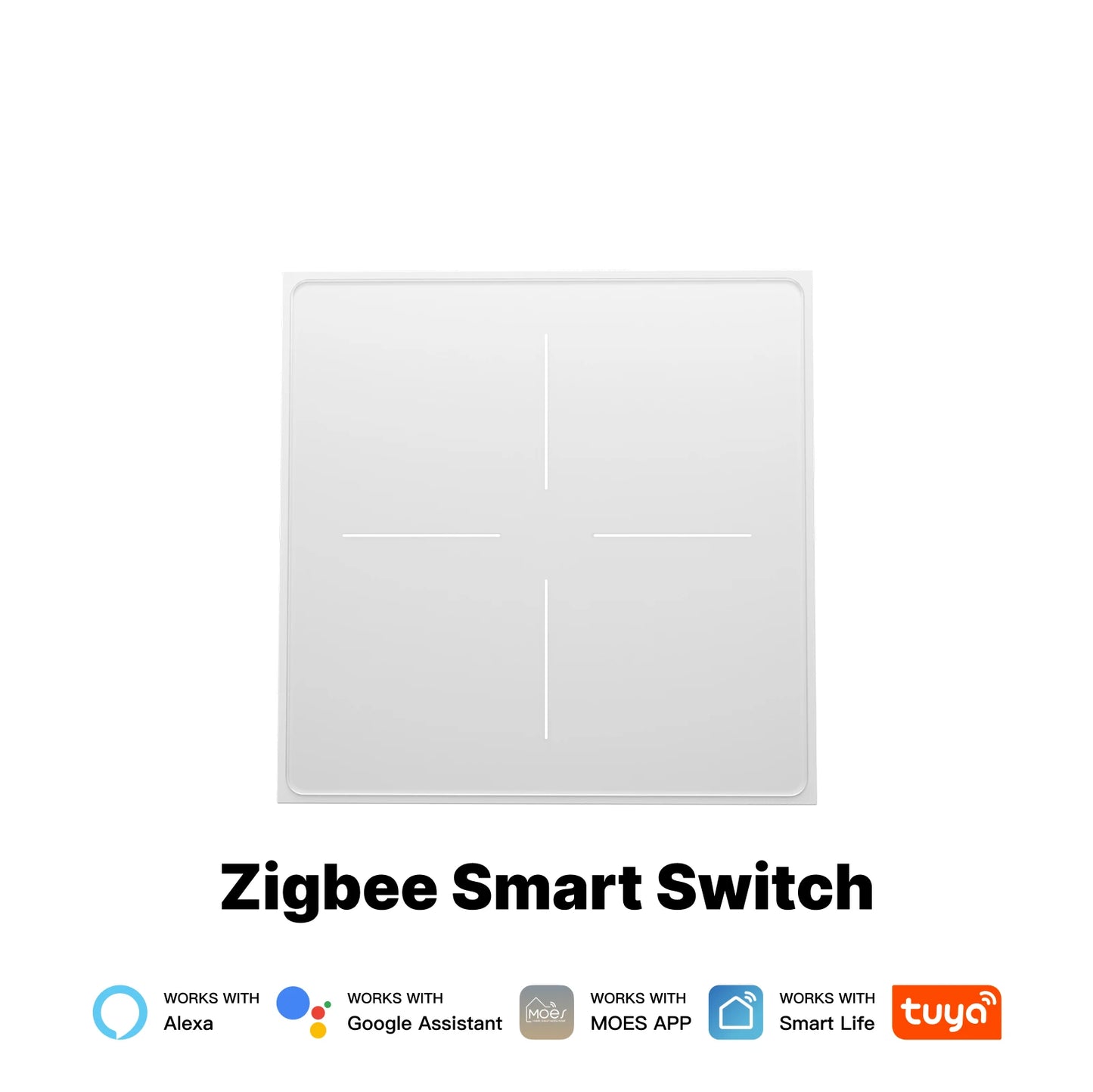 Tuya MOES ZigBee Smart Light Switch 2in1 Neutral Wire Required