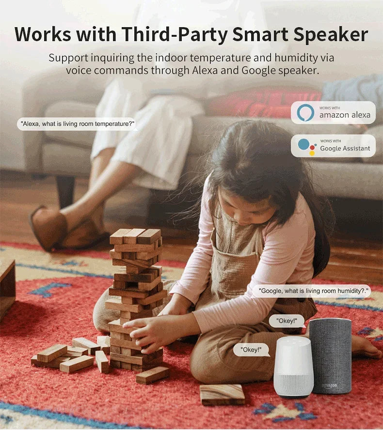 Tuya WiFi Smart Temperature Humidity Sensor