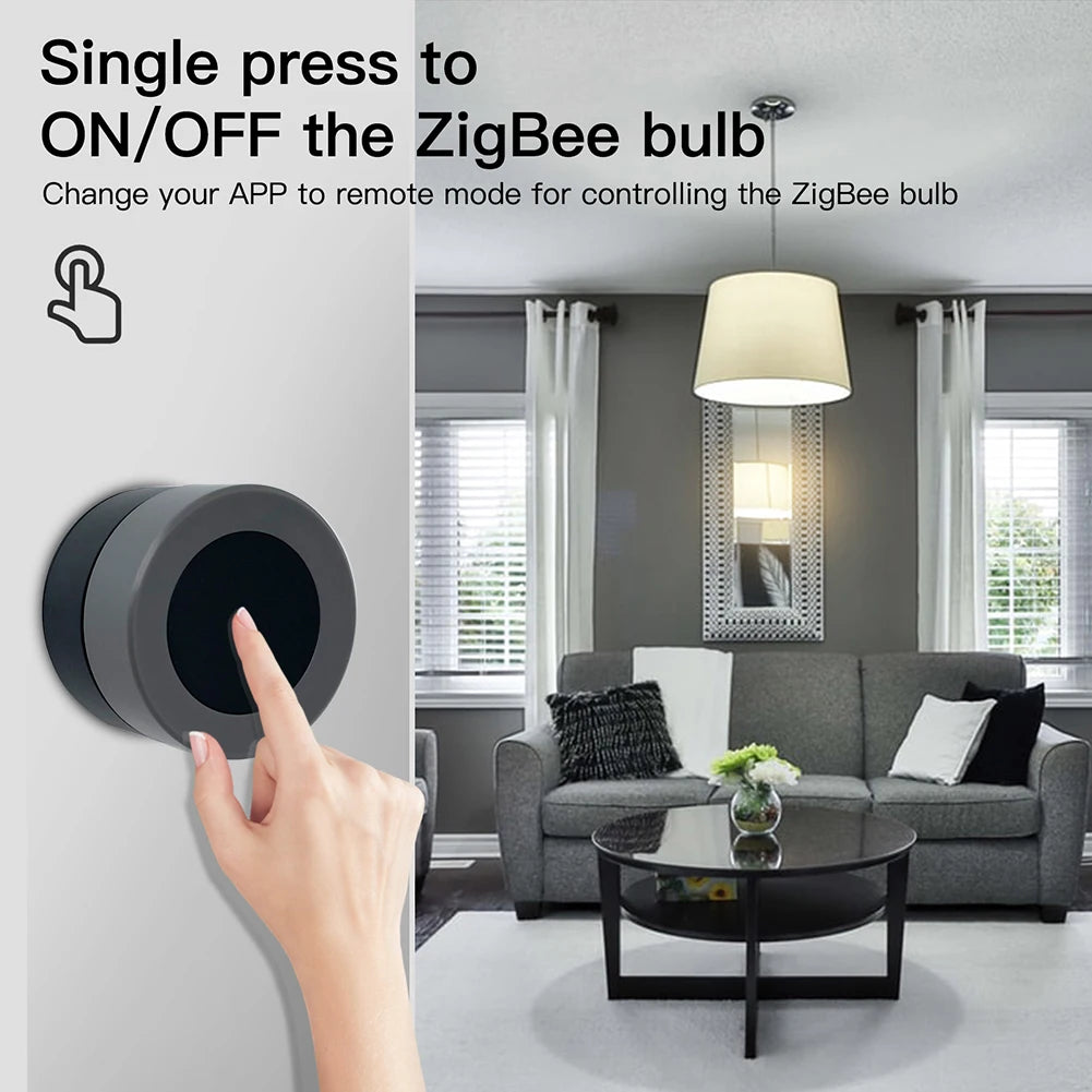 Tuya MOES ZigBee Smart Knob Switch Wireless Scene Switch Button Controller