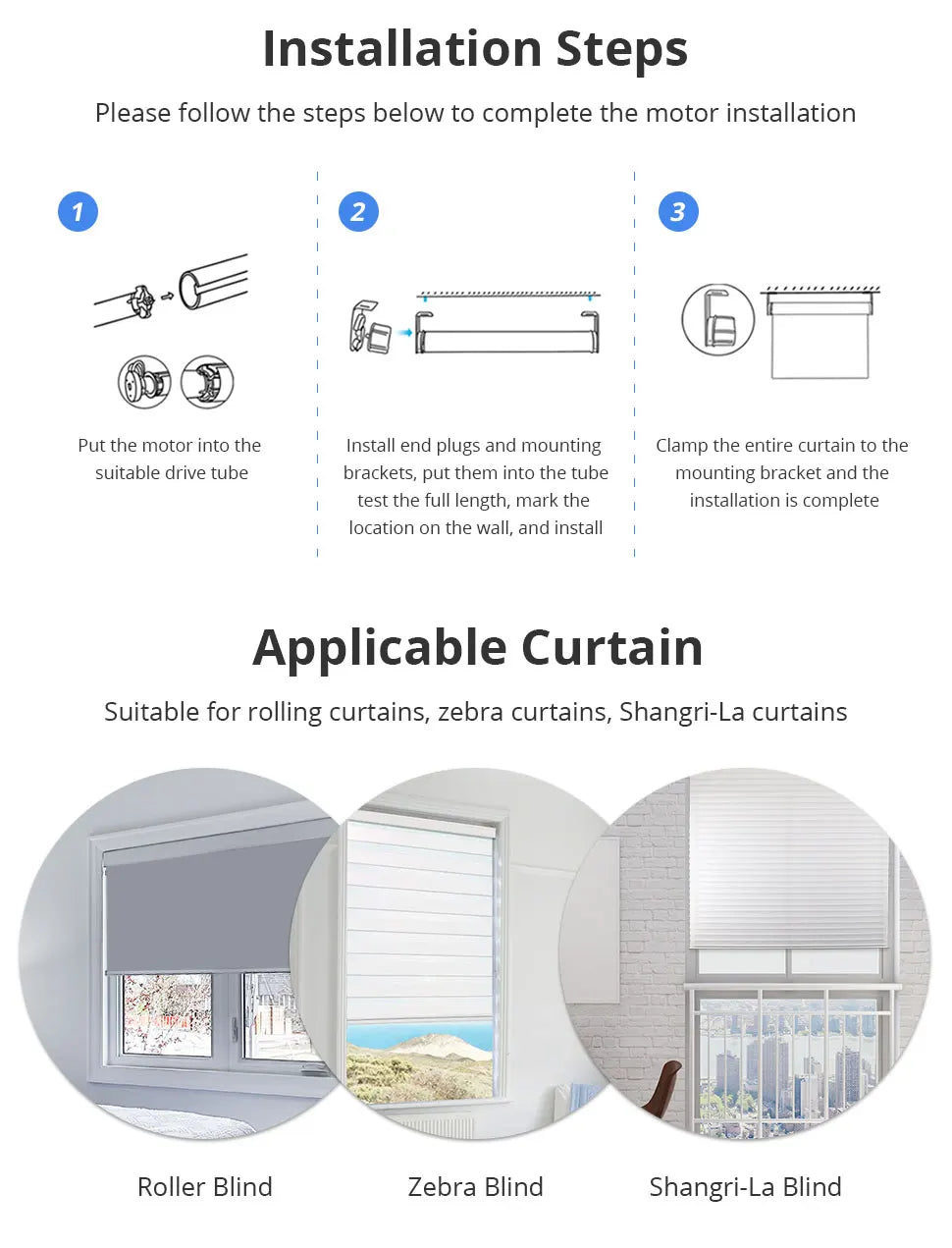 Tuya Zemismart Zigbee Roller Shade Blinds Motor for 17 25 28mm Tube