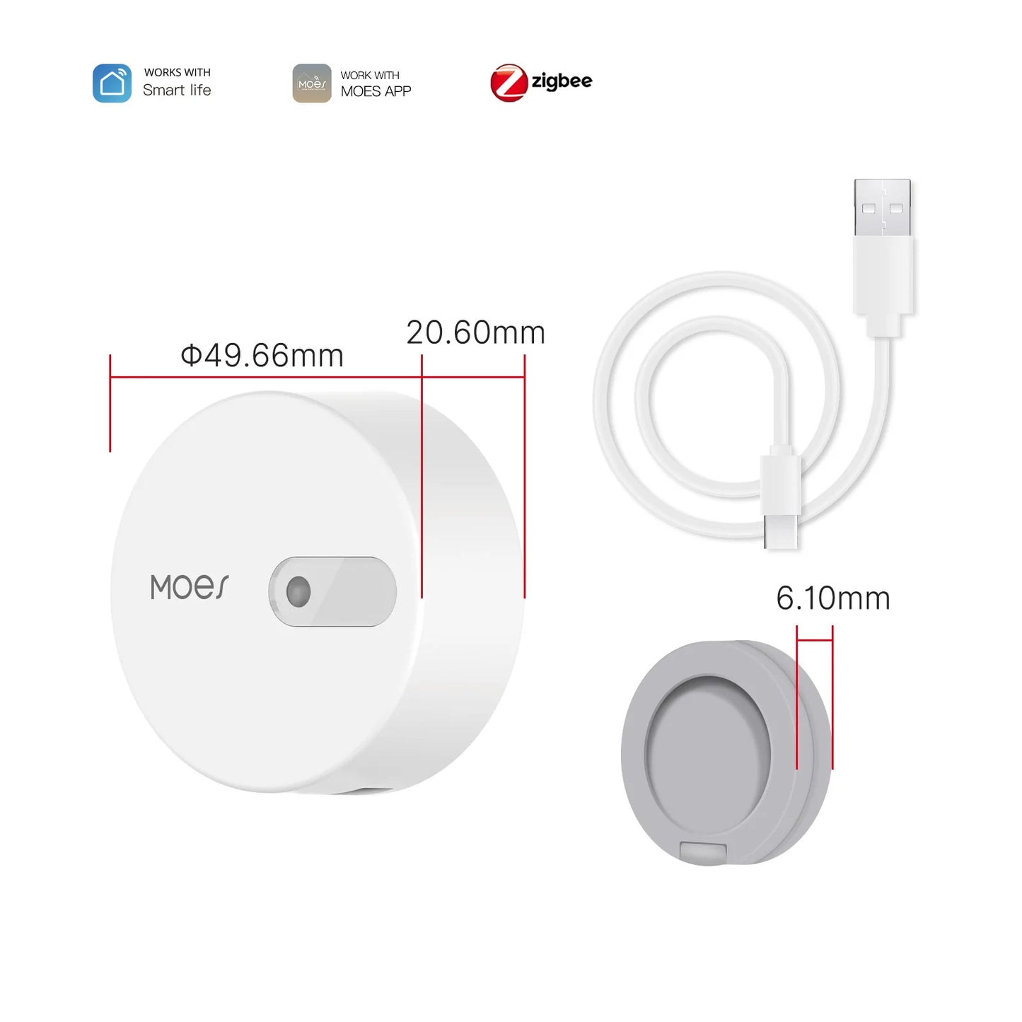 Tuya MOES ZigBee Human Presence Sensor Detector Radar Wave Detection