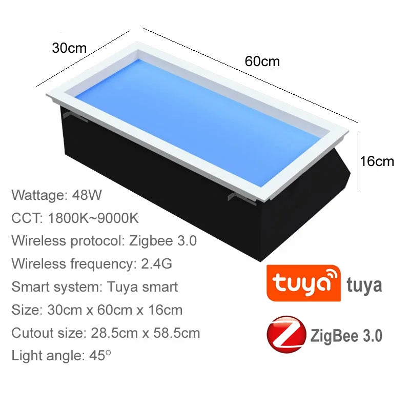 Tuya Led Downlight Skylight Kitchen OSRAM Chip