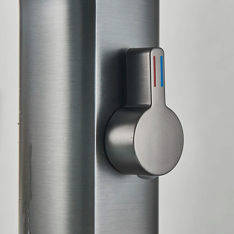 Luxury Smart LCD Dual Sensor Faucet  Cold Hot Water Mixer Bathroom Sink Tub Tap