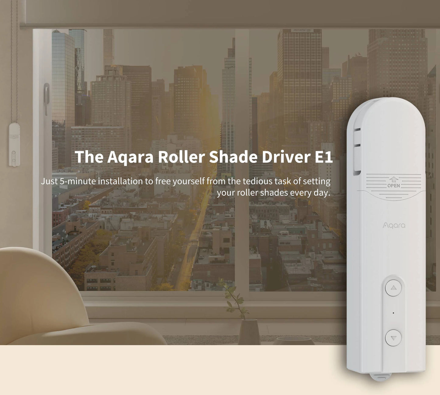 China Edition Aqara Roller Shade Driver E1 (Mainland China Version)